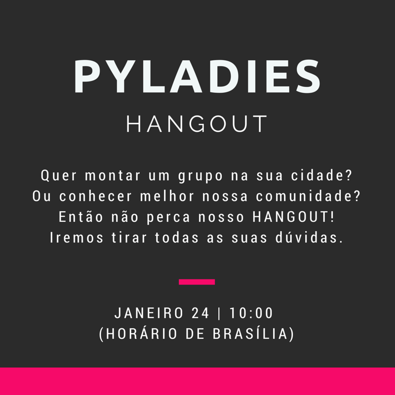 Hangout PyLadies